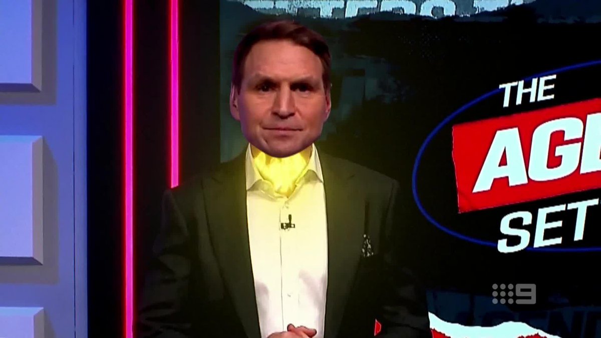 With Kane Cornes having some trouble finding a new intro for his old segment, we brought back the Vol-Damo to offer him some help 😂🌋 #9AFLSFS | Watch on Nine & 9Now 🖥️