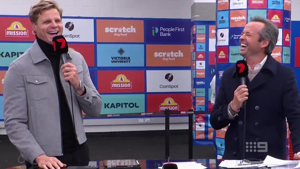 "Leo Barry you star, or Liam Duggan – which was the more iconic premiership moment?" 😳 Media-Ocre is back and misses nothing 😅 #9AFLSFS | Watch on Nine &amp; 9Now 🖥️