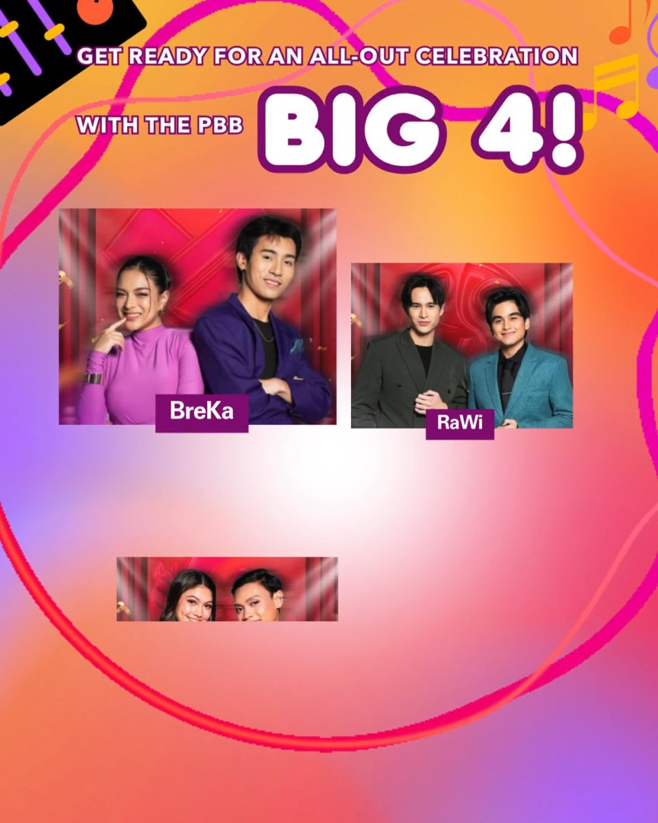 Get ready for a big celebration with the #PBBCollabWithGMA BIG 4! 🤩 #AllOutSundays #AOSBigCollab
