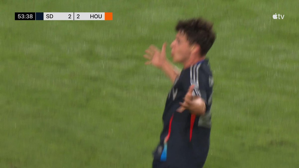 18-year-old Luca Bombino scores his first professional goal for San Diego FC 💥 (via Major League Soccer)