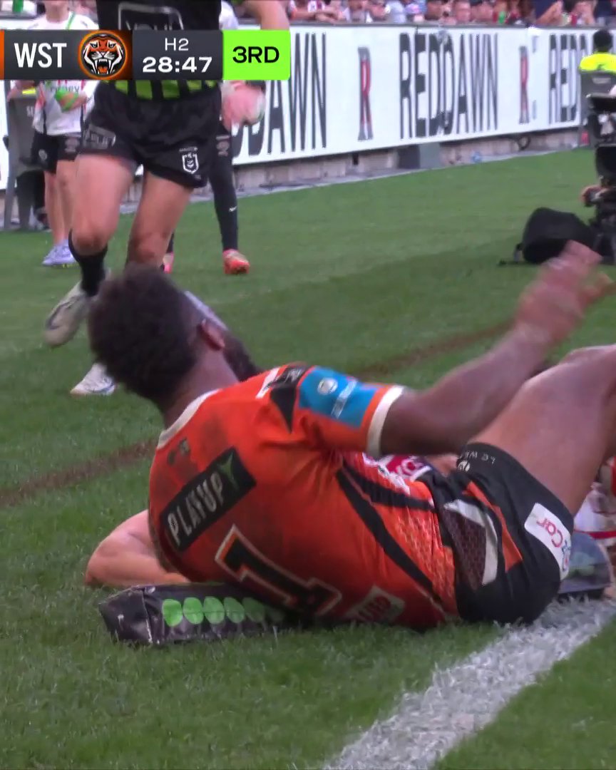 That's some incredible defence from the Tigers! 🤯