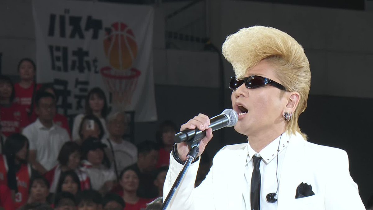 氣志團 綾小路 翔さんによる国歌独唱🇯🇵 綾小路 翔 氣志團 #日本生命カップ2025 #AkatsukiJapan #日本一丸