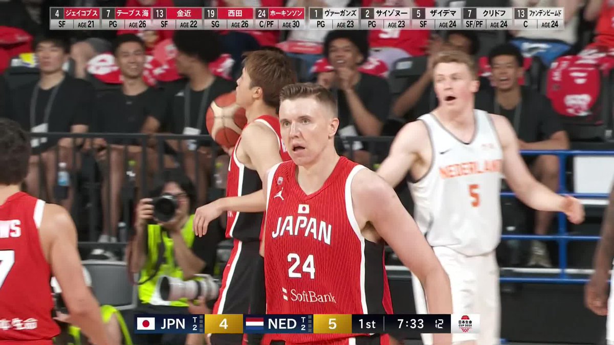 大黒柱・#24 ホーキンソンが試合開始から躍動🔥 チームを勢いづける連続得点! 金近 廉 / Ren Kanechika テーブス海 Kai Toews Josh Hawkinson 📺日本テレビ系列にて生放送 📡バスケットLIVE/TVerにて生配信 #日本生命カップ2025 #AkatsukiJapan #日本一丸