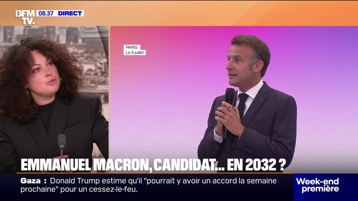 "J'ai besoin de vous pour dans deux ans, dans cinq ans, dans dix ans": le chef de l'État s'adresse aux Jeunes avec Macron