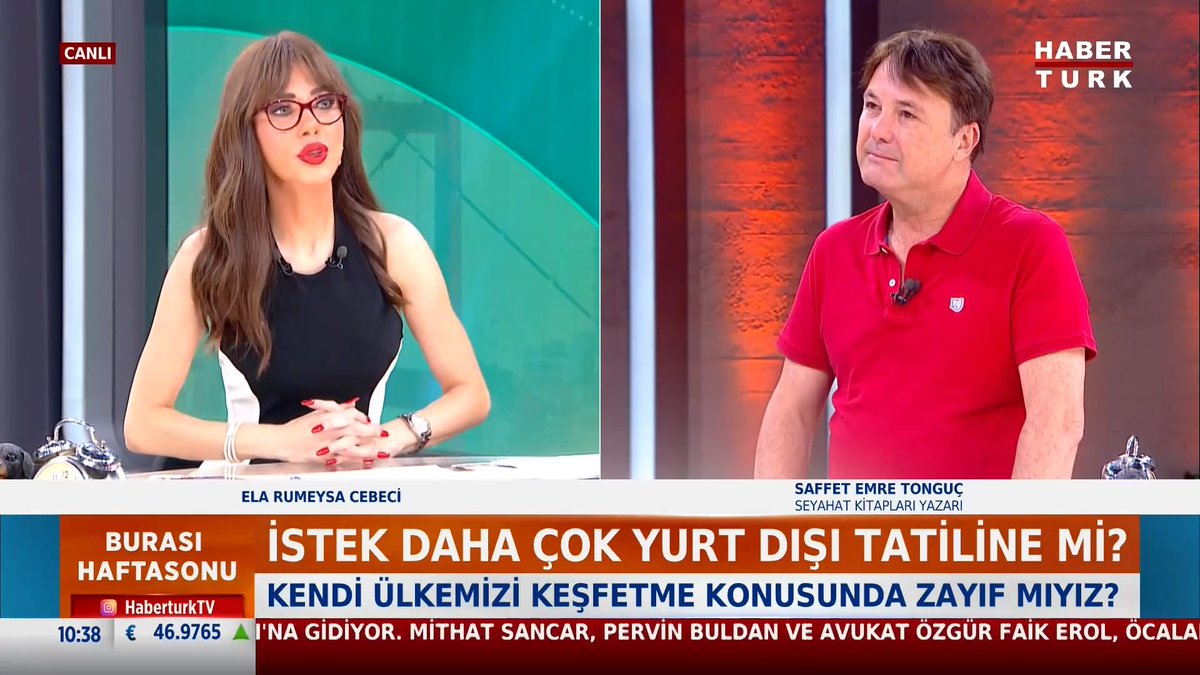 İstek daha çok yurt dışı tatiline mi? Türkiye'de toplum tatilden ne anlıyor? Seyahat Kitapları Yazarı Saffet Emre Tonguç #BurasıHaftasonu'nda Ela Rumeysa Cebeci 🇹🇷'ye anlattı.