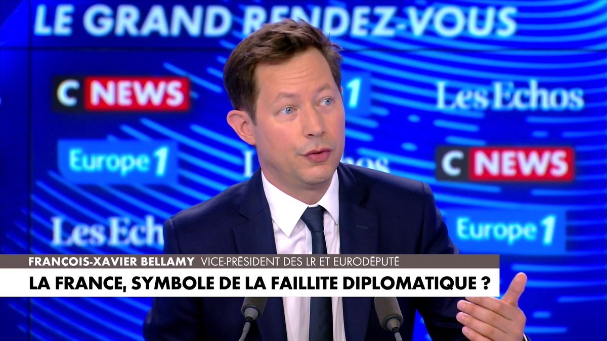 L’eurodéputé LR François-Xavier Bellamy affirme que «Quand l'Algérie fête son indépendance elle ne fait qu''insulter la France» #LeGrandRDV