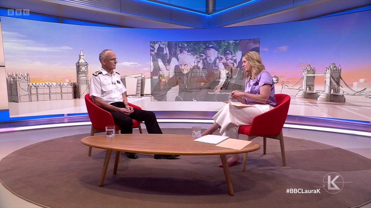 "The law doesn't have an age limit" Met Police Commissioner Mark Rowley addresses Palestine Action protestors being arrested, including an 83-year-old priest #BBCLauraK