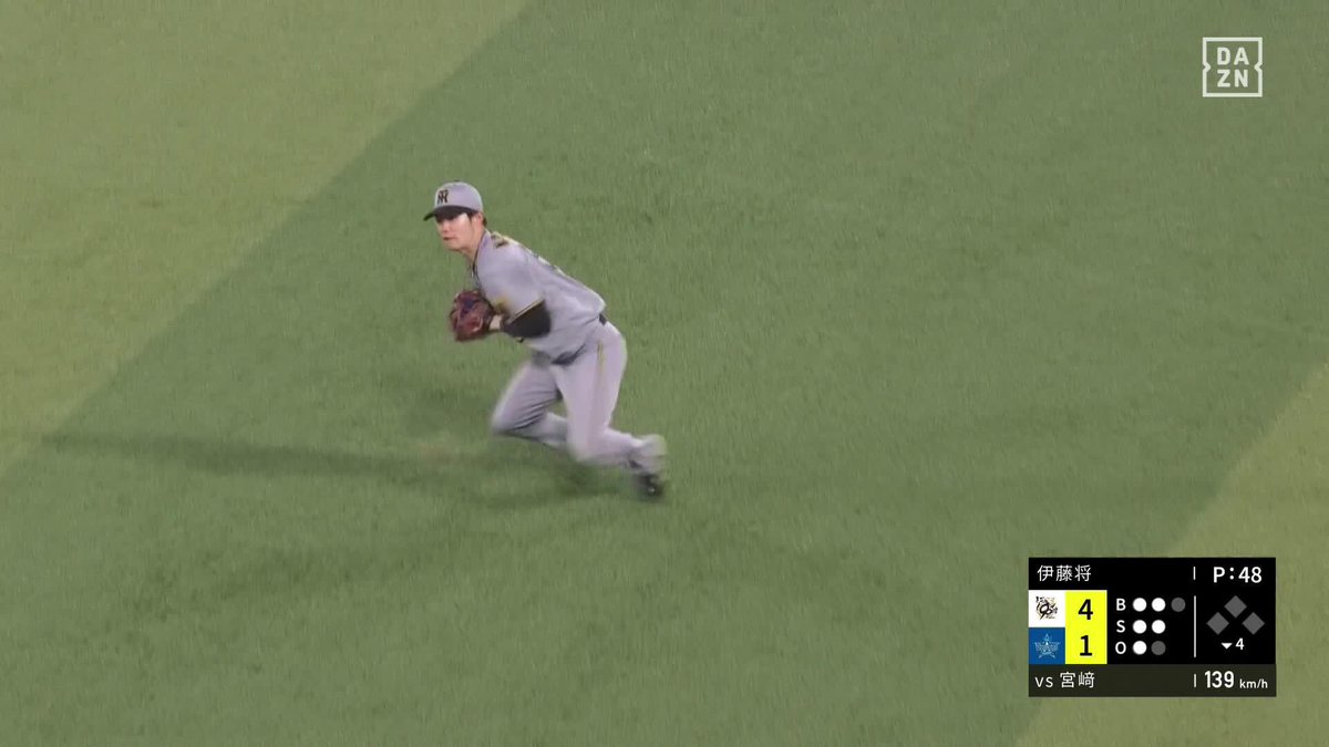 ほぼライト この打球でも抜けない守備範囲 中野拓夢がファインプレー ⚾プロ野球(2025/7/6) 🆚DeNA×阪神 📱Live on DAZN #オレをみろ #阪神タイガース