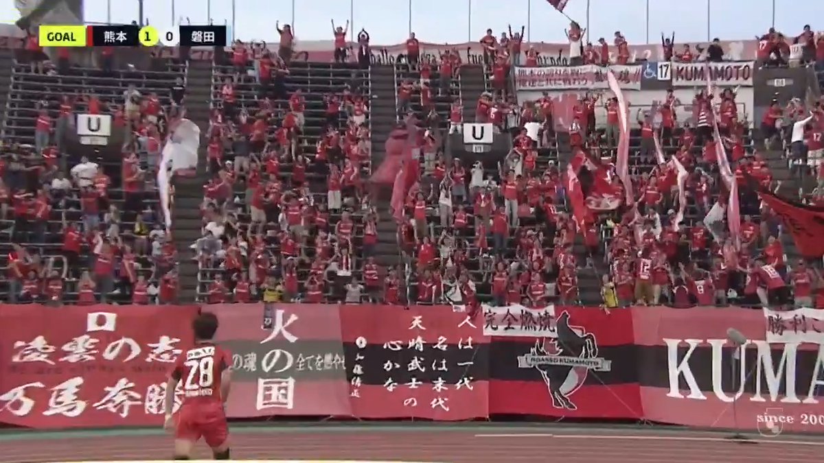 17歳・神代慶人が2戦連発⚽️⚽️ 🎦 ゴール動画 🏆 明治安田Ｊ２リーグ 第22節 🆚 熊本vs磐田 🔢 1-0 ⌚️ 61分 ⚽️ 神代 慶人（熊本) #Ｊリーグ