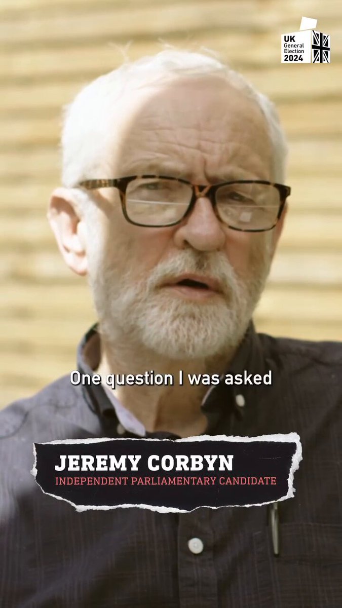 Do you understand what was demanded of Jeremy Corbyn? Follow the question and you will understand who is in charge in the UK…