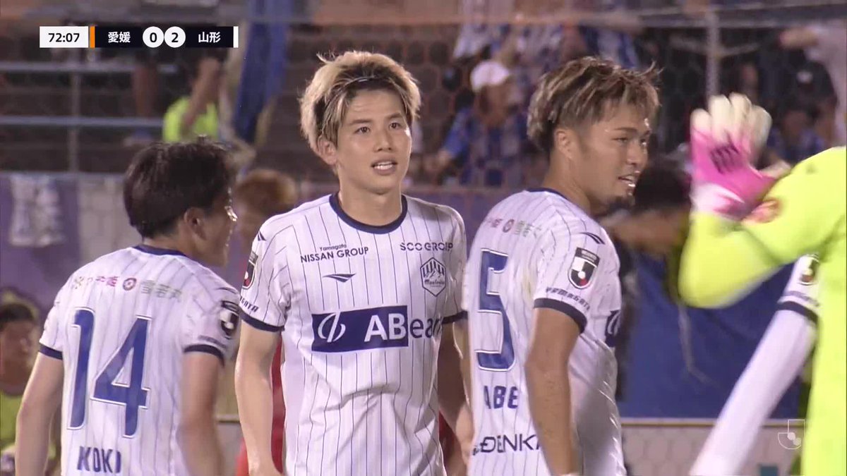 中村亮太朗の極上スルーパスで勝負あり！ ディサロ燦シルヴァーノは今日2ゴール⚽️⚽️ 🎦 ゴール動画 🏆 明治安田Ｊ２リーグ 第22節 🆚 愛媛vs山形 🔢 0-2 ⌚️ 73分 ⚽️ ディサロ 燦シルヴァーノ（山形) #Ｊリーグ