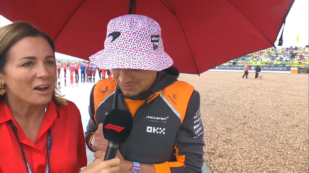 The packed Landostand roars in appreciation for Norris! 🤩 #F1 #BritishGP