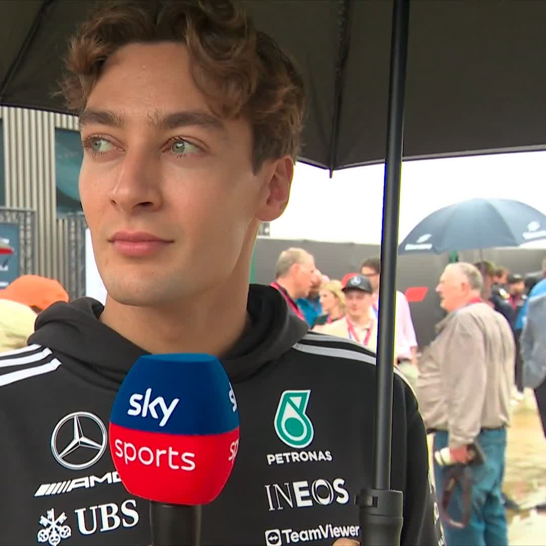 "Honestly, we don't know how this race is going to pan out" 👀 George is predicting some Silverstone unpredictability ☔️🌤️