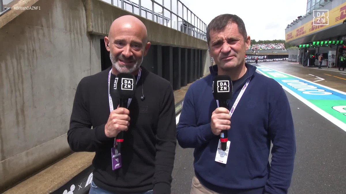 Christian Costoya, invitado especial para comentar con nosotros la carrera en 'F1 Kids' 🙌 La promesa del karting, con Javier Quilón y Pablo Lorente 🎙️ #BritishDAZNF1 🇬🇧