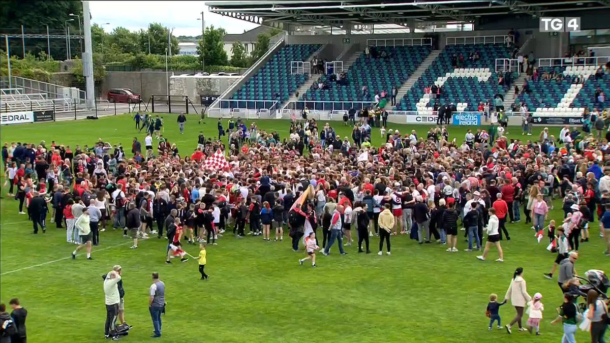 #KERvTYR 'That final whistle will be a memory I'll remember for the rest of my life'.🗣️ Smaointe Gerard Donnelly tar éis an chluiche ceannais iontach. Tyrone GAA BEO/LIVETG4 AR TG4 📺 #GAABEO Electric Ireland