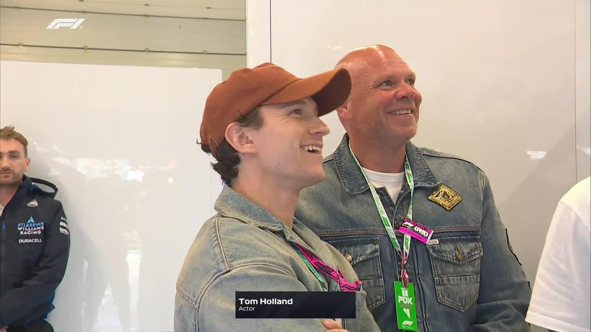 "Tom Holland": Por su presencia en el #BritishGP