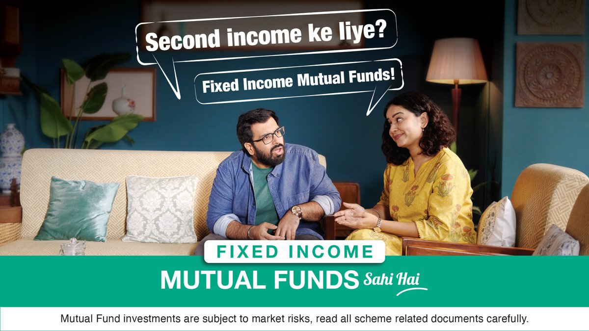 Ek income se kya hoga? Need a second income jisse aap kar sakte ho apne sapne poore. Toh invest karo Fixed Income Mutual Funds mein. Fixed Income Mutual Funds invest in selected interest-bearing company bonds, government bonds, aur money market mein invest karta hai.