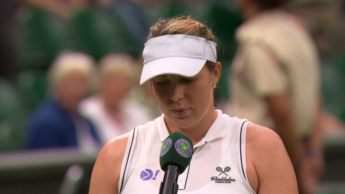 "I'm so impressed and proud of myself" ๐ Anastasia Pavlyuchenkova is loving grass court season at SW19 as she advances to the quarter-finals at #Wimbledon