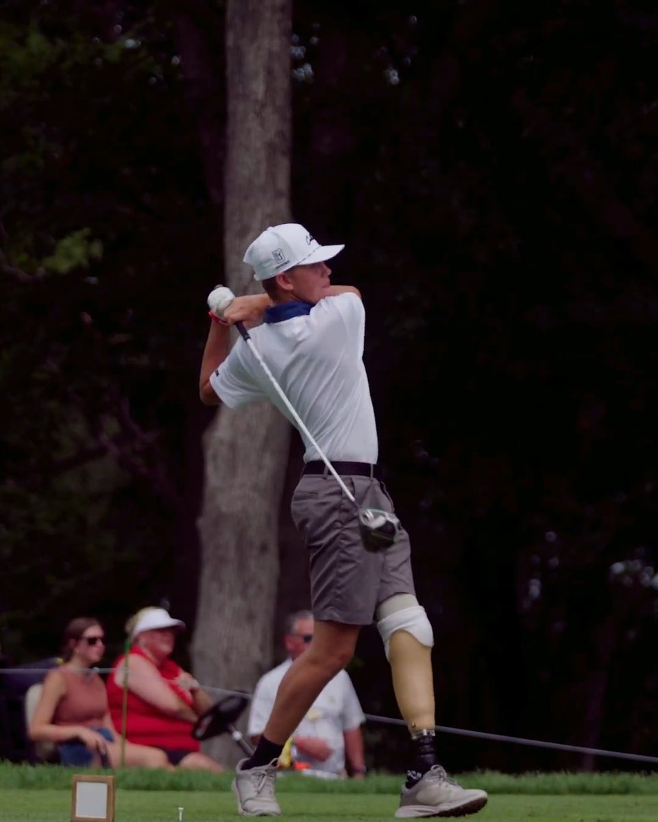 Carter Henning lost his leg in February due to a snowmobile accident … He still made his varsity golf team. This week, he had the opportunity to play alongside 12-time TOUR winner and 2012 @JDClassic champion Zach Johnson.