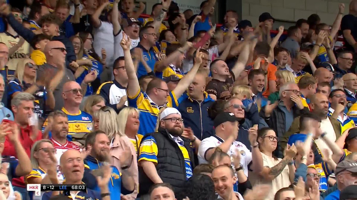 What a COMEBACK from Leeds Rhinos... What a TRY from the Leeds Rhinos 👌🔥