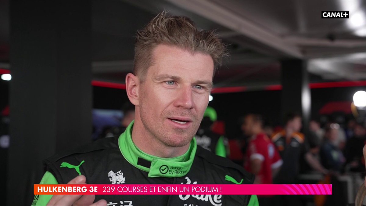 "Incroyable" 🥲❤️‍🩹 Depuis la 19e place sur la grille, Nico Hülkenberg signe son tout premier podium en carrière après 239 courses 🤯 #BritishGP #F1