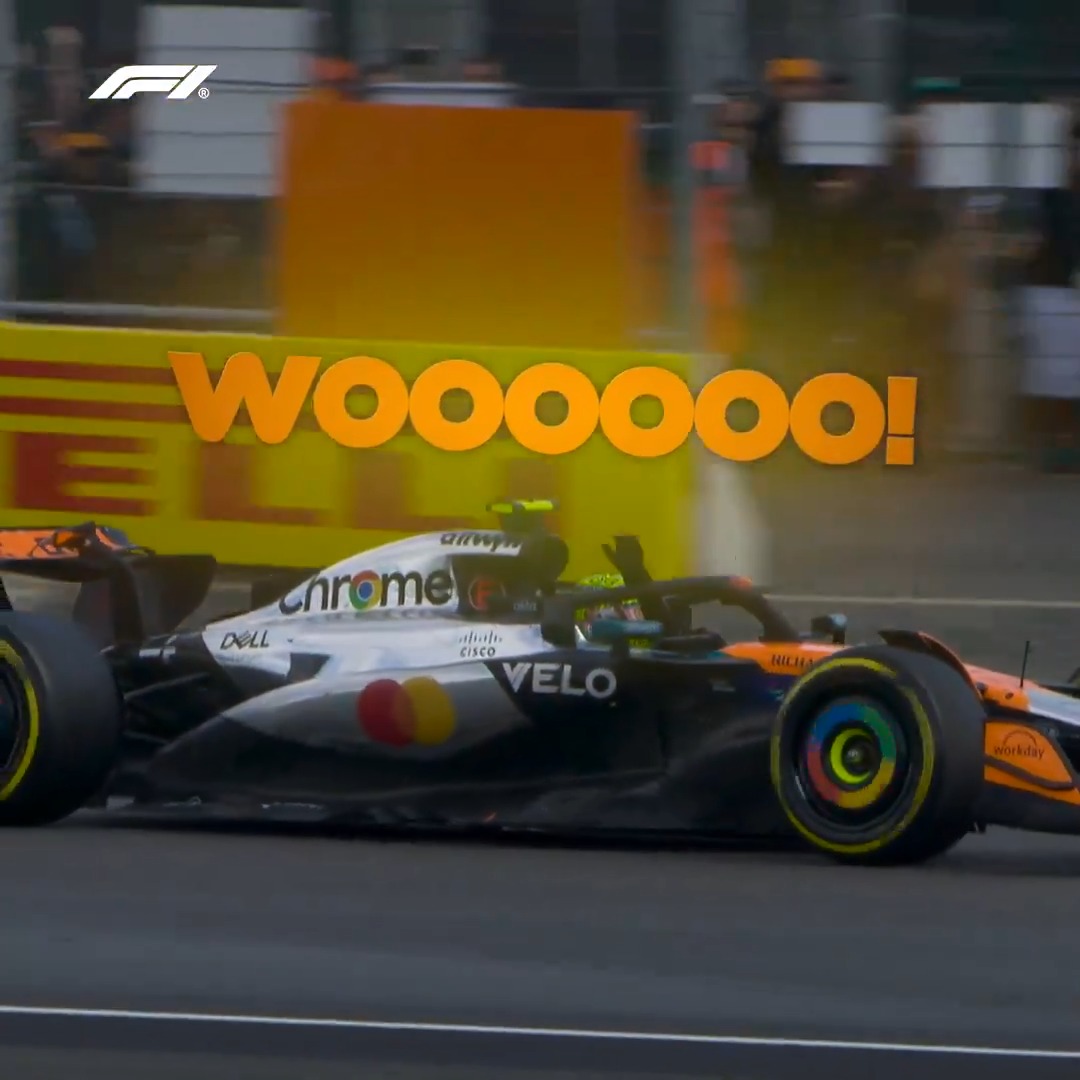 Lando Norris wins the British Grand Prix for the first time! 🏆🇬🇧