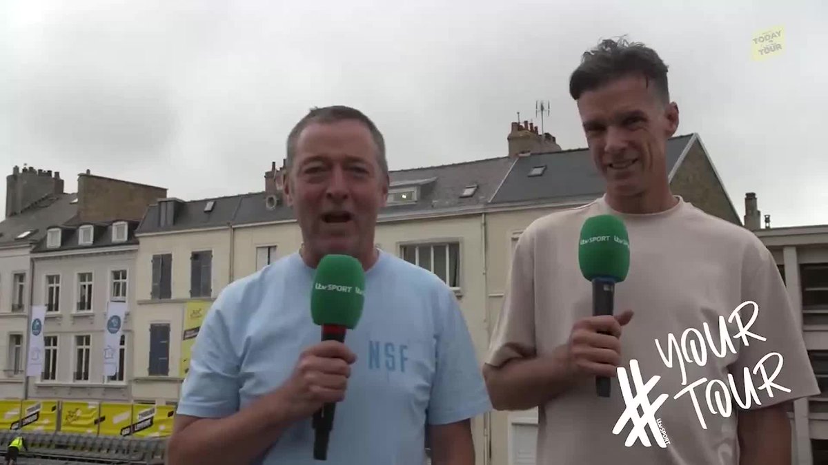 On our new LIVE show 'Today At The Tour' we had a very special guest... 👀 SIR MARK CAVENDISH 🐐 Subscribe to the ITV Sport YouTube channel to watch the show shortly after EVERY stage of this year's Tour de France 🎥 @nedboulting David Millar 🗣️