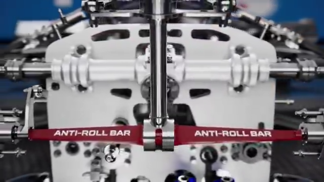 How the anti-roll bar works on an INDYCAR.