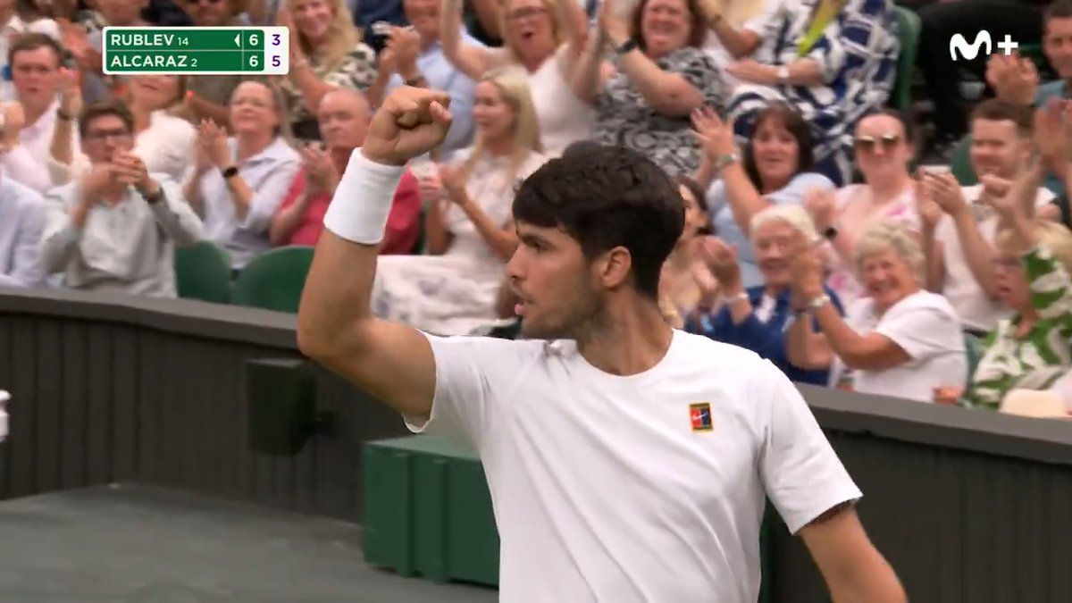𝙀𝙡 𝙢𝙚𝙟𝙤𝙧 𝙥𝙪𝙣𝙩𝙤 𝙙𝙚𝙡 𝙥𝙖𝙧𝙩𝙞𝙙𝙤. #LaPistaDelTenis #Wimbledon