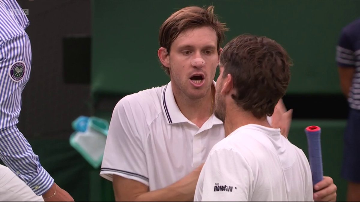 Some words shared after Cam Norrie beat Nicolas Jarry 🗣💬👀 #Wimbledon