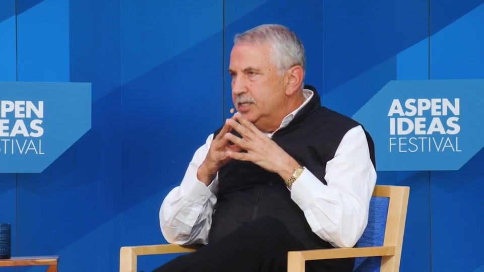 At Aspen Ideas, The New York Times columnist Thomas L. Friedman told me about the three factors he thinks are important when analyzing the geopolitics of the Middle East. Our conversation: