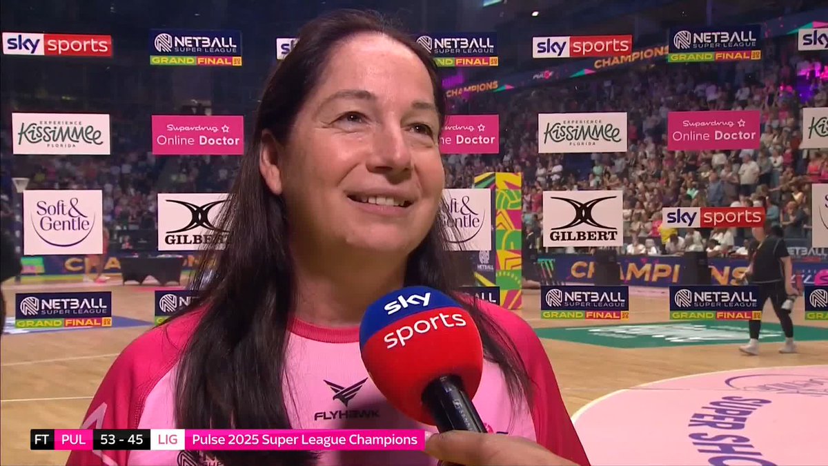 London Pulse head coach Sam Bird gives her reaction after Super League win 🤩
