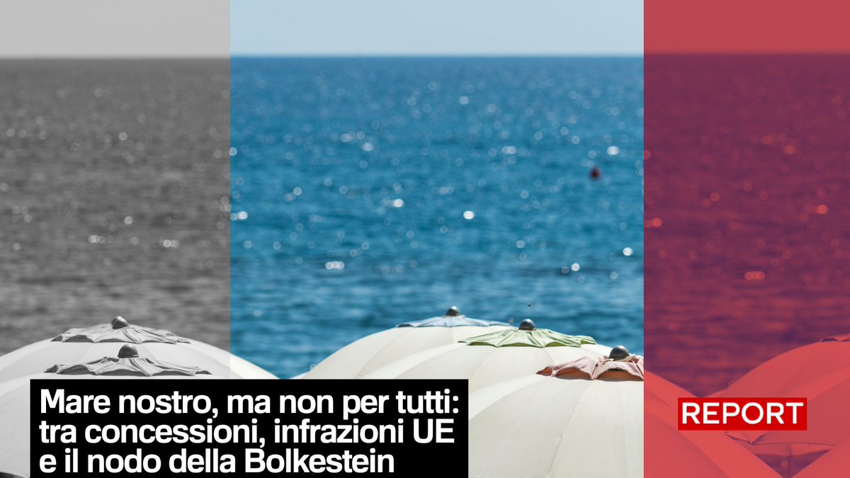 La direttiva Bolkestein è stata introdotta per garantire la libera circolazione dei servizi. Eppure in Italia tutti i governi hanno continuato a prorogare le concessioni in essere. Segui #Report ora in diretta su #Rai3👇