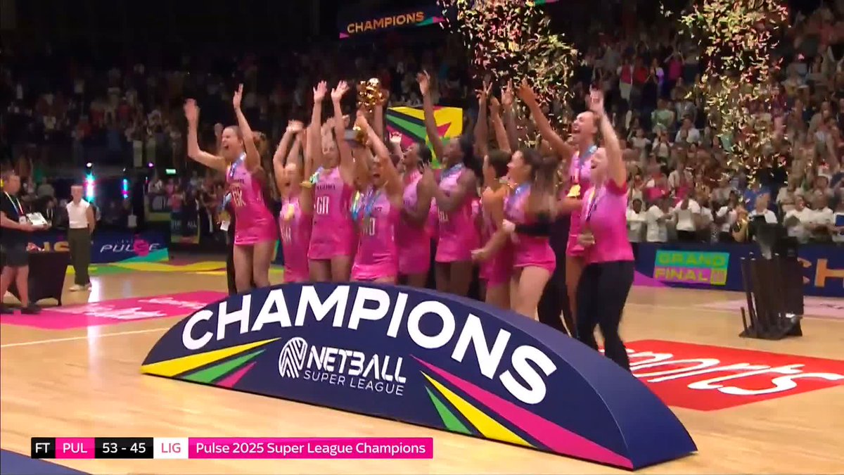 LONDON PULSE LIFT THE SUPER LEAGUE TROPHY 🏆🎊