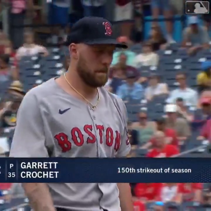 Crochet's 150th K this season!