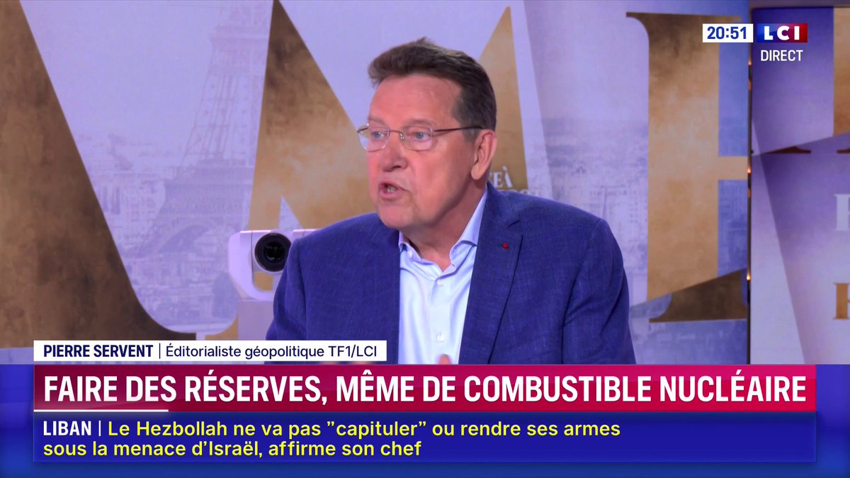 La France vers une économie de guerre ? "Nous ne sommes pas en situation d'urgence, en se disant que dans deux ou trois ans, les choses peuvent dégénérer", pointe Pierre Servent. "Néanmoins, des choses avancent", comme sur "la fourniture d'obus", dit-il. ▶️ avec ✦ Margot Haddad ✦