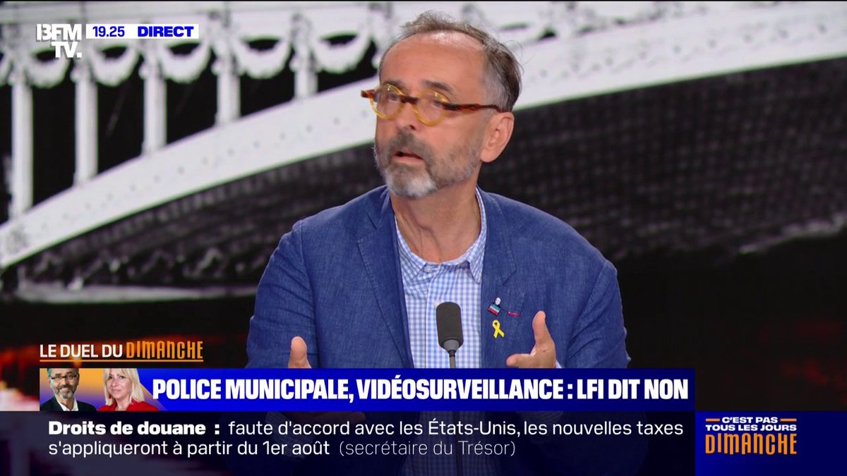 🗨️ "Je ne connais personne qui me dirait de les enlever" Robert Ménard, maire de Béziers, réagit à la proposition de Mathilde Panot (LFI) d'enlever les caméras de surveillance