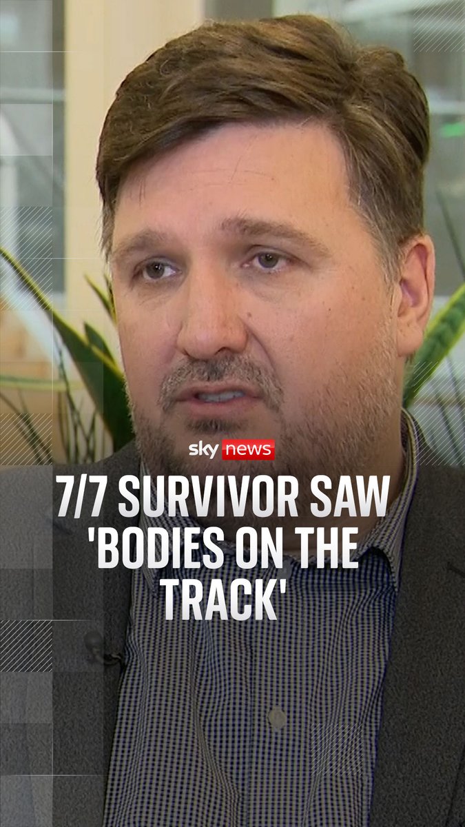 Talking to Sky News 20 years after the deadly 7/7 bombings, survivor Adrian Heili recalls helping fellow passengers who were injured in the terror attack. Read more ➡️