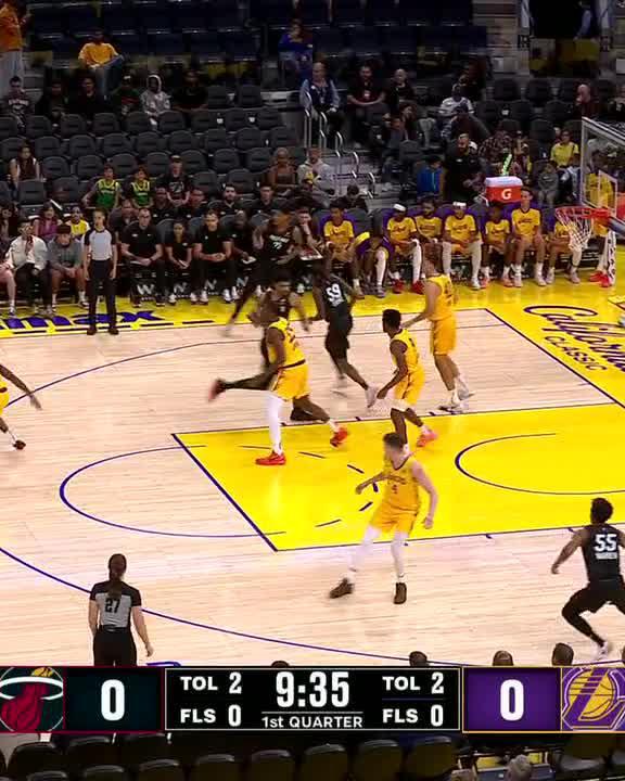 BRONNY WITH THE STEAL AND DUNK 🔥