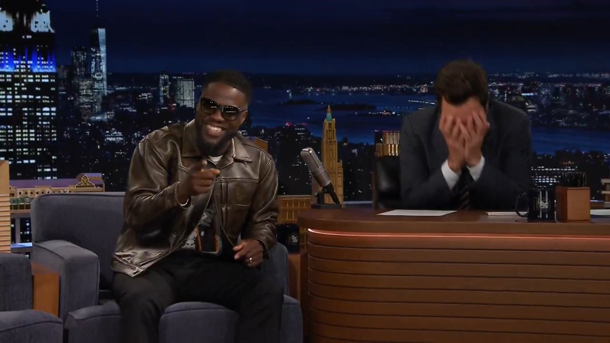 .Kevin Hart had a hard time watching the US Open Tennis 🤣 #FallonFlashback