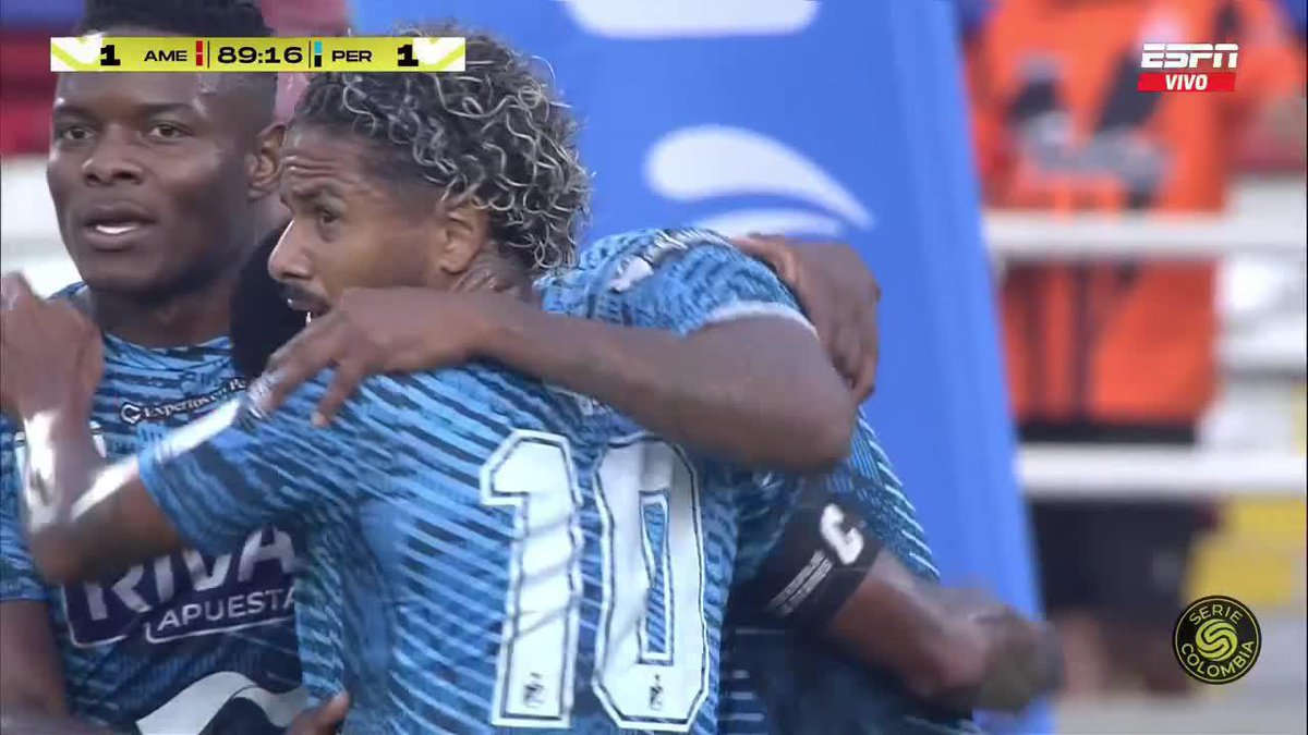 ¡El gol para el triunfo Matecaña! Gustavo Torres puso el 1-2 para el Deportivo Pereira sobre América en el Pascual Guerrero de Cali. ▶️ Más 🇨🇴 #SerieColombia en #DisneyPlus.