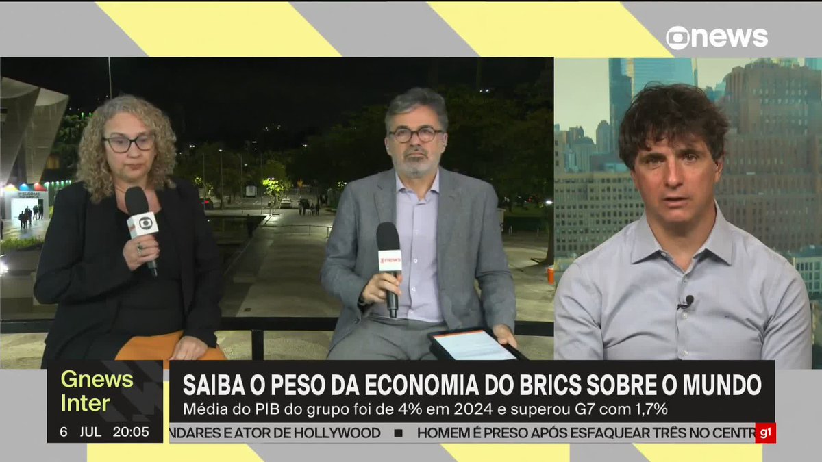 O Brics ultrapassou o G7 em termos de PIB e população mundial, diz Marta Fernández, diretora do Brics Policy Center, da PUC-Rio. "Mas, sobretudo, na questão da representatividade". ➡ Assista: #GloboNews #GloboNewsInternacional