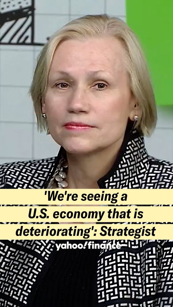 The US economy is deteriorating, according to Man Group chief market strategist Kristina Hooper. More Stocks in Translation: