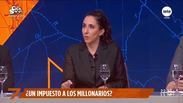 📍 ¿Un impuesto a los millonarios? 🗣️ Natalia Uval: "¿Qué niveles de desigualdad estamos dispuestos a tolerar como sociedad?". 🗣️ "¿Los impuestos son una herramienta necesaria efectiva para distribuir la riqueza?". #SéptimoDía por 𝗧𝗲𝗹𝗲𝗱𝗼𝗰𝗲 📺 📺