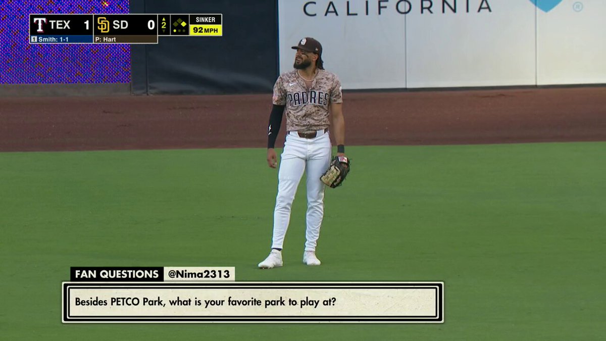 Where are Fernando Tatis Jr.'s favorite places to play? 🤔 📺 Sunday Night Baseball on ESPN2