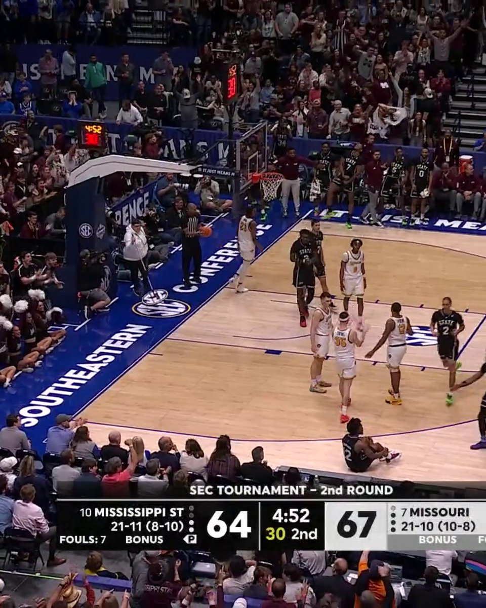Josh Hubbard is sensational 🤩 Only three other players in SEC history have scored more points (1,240) with their respective teams over the course of their freshman and sophomore seasons 🔥 Mississippi State Men's Basketball | #SECNTakeover