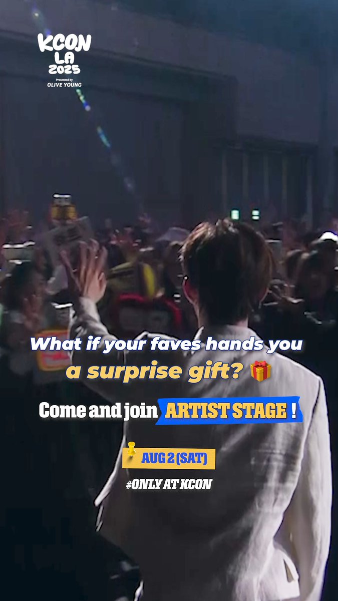 [#KCONLA2025] What if your faves hands you a surprise gift? Come and join ARTIST STAGE #ONLYATKCON ! Enjoy the ultimate fan experience with #ZEROBASEONE 📍 ARTIST STAGE 🗓️ AUG 2 (SAT) - ► Get your Ticket Now! 🔗 - 📌 Ticket Info 🔗 🎟️ KCON EXPRESS / FAST PASS 🔗 - ✅ For more information about KCON, visit Mnet Plus APP and - KCON LA 2025 AUG 1-3 Arena, LA Convention Center Let's #KCON