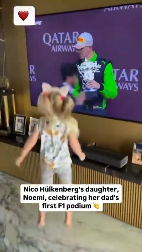 Sooo adorable 🥹 (via @egle_hulkenberg)