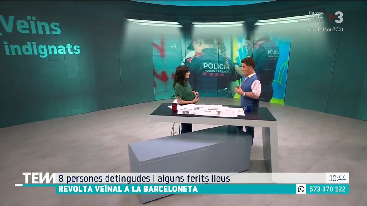 🔴 "És mala notícia el que passa a la Barceloneta, com sempre que la gent vol fer justícia sense comptar amb l'administració" El periodista Carles Quílez (Carlos Quílez) explica que alguns veïns es van enfrontar a suposats delinqüents #TotEsMou3Cat ▶