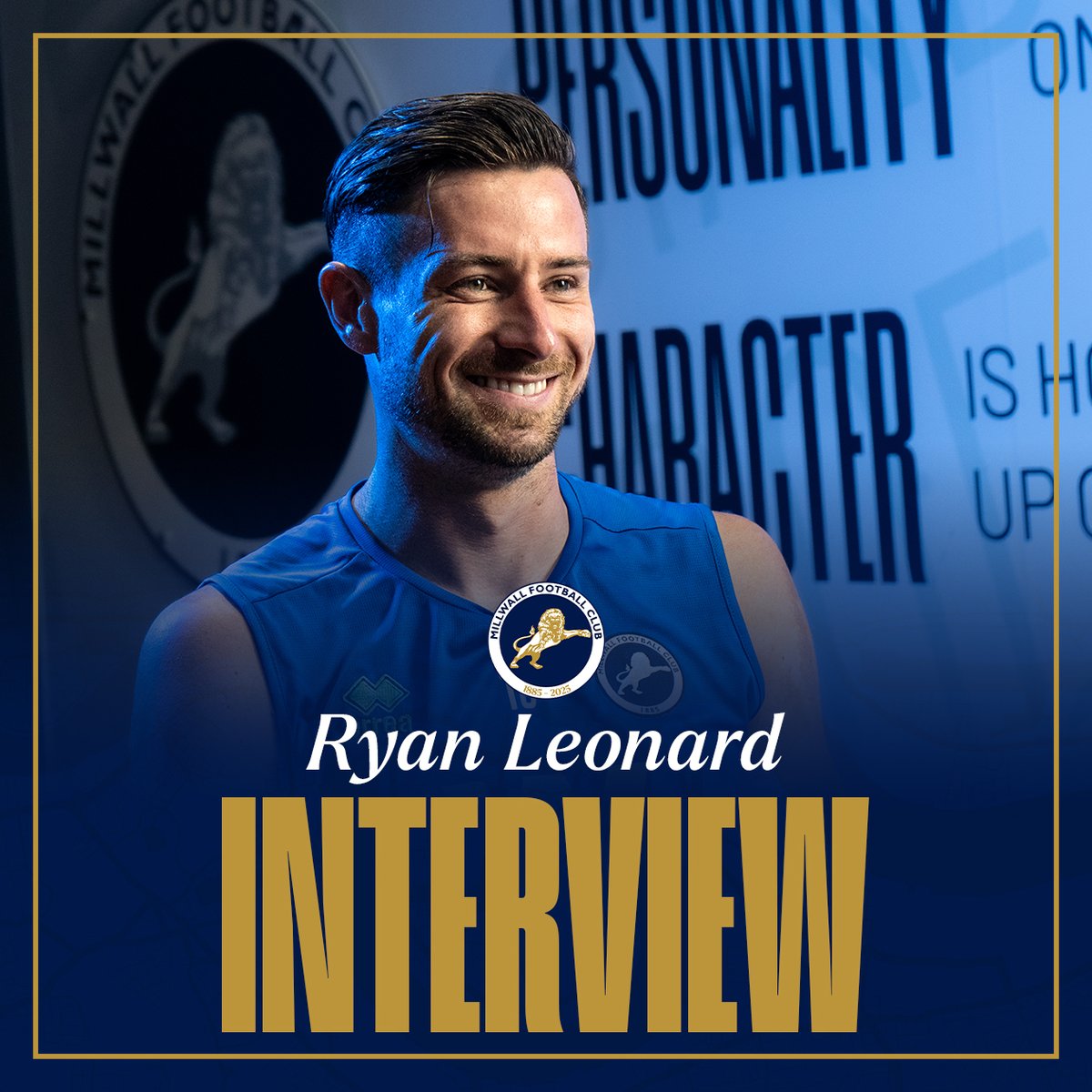 ⛰️ Setting high standards. Ryan Leonard chats to #Millwall TV+.